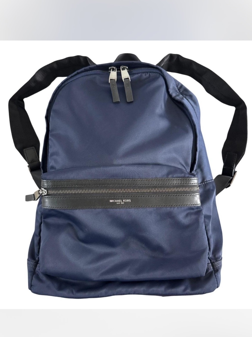 Michael Kors Nylon Travel Backpack in Deep Blue